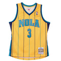 Mitchell & Ness Men's Chris Paul Gold New Orleans Hornets 2010 Classics Jersey - Gold