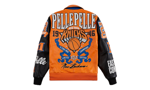 New York Knicks For The City Jacket "Orange / Black / Royal" PP026