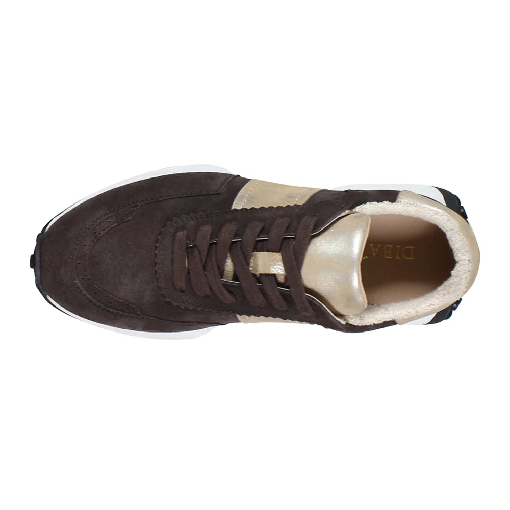 Know It All Metallic Lace Up Sneakers