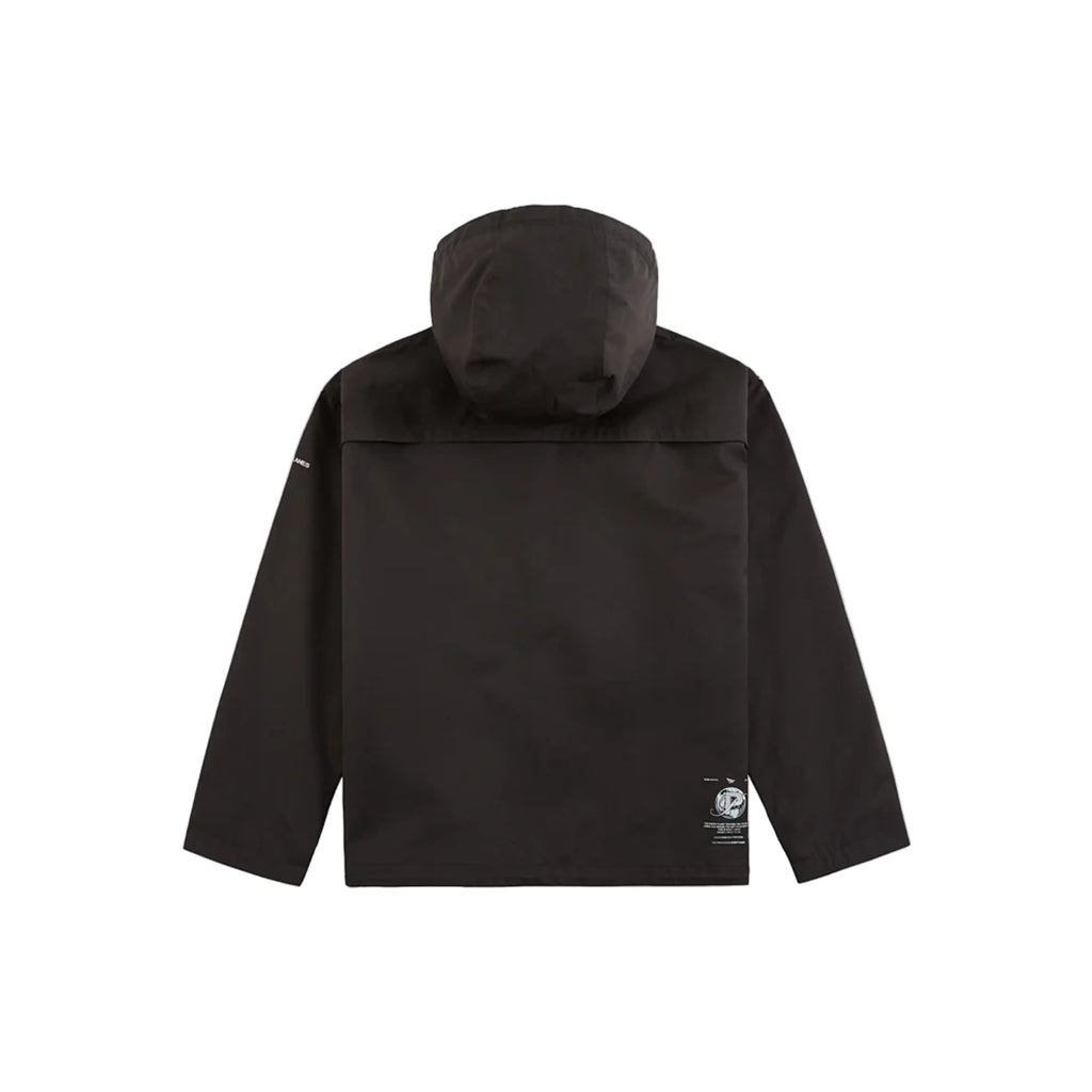 Paper Planes Mesh Lined Rain Jacket - "Chacoal"