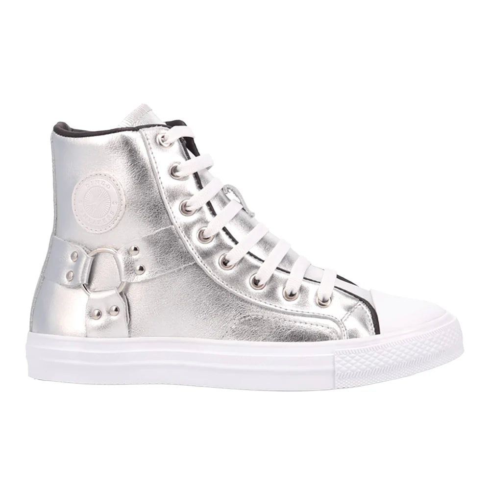 Knarly Metallic High Top Sneakers