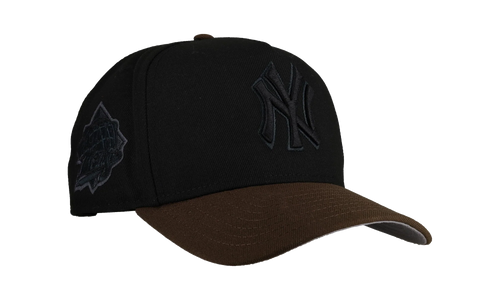 9FIFTY New York Yankees A Frame Snapback Hat "Walnut Blackout" NE340