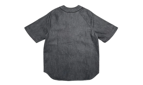 Embossed Monogram Baseball Jersey "Black Denim" LVEMBJDB