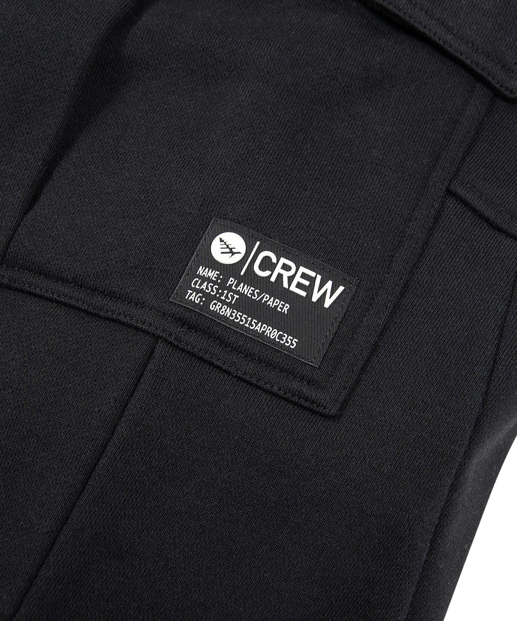 Paper Planes Super Cargo Sweatpants - Black