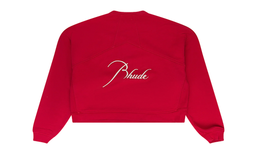 SCRIPT LOGO CREWNECK "Red" RHD-MHDS-0026