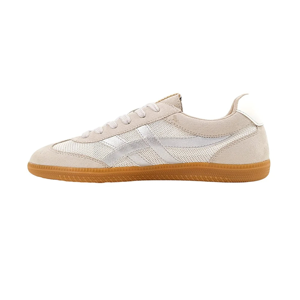 Sasha Metallic Lace Up Sneakers