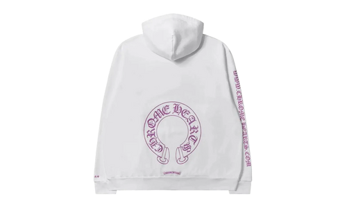 Website Hoodie "White / Purple Glitter" CHRM0710