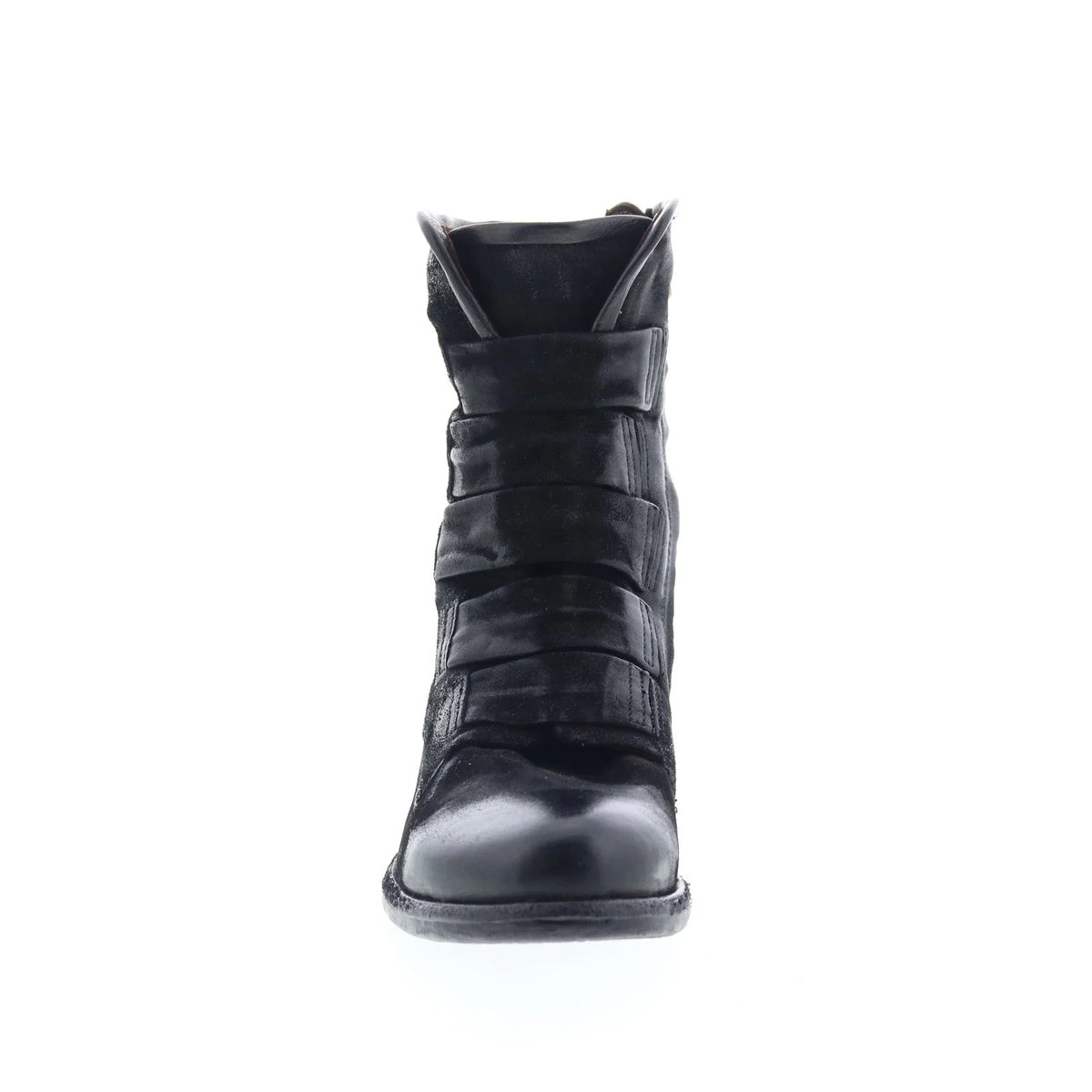 Traver Womens Black Suede Zipper Casual Dress Boots