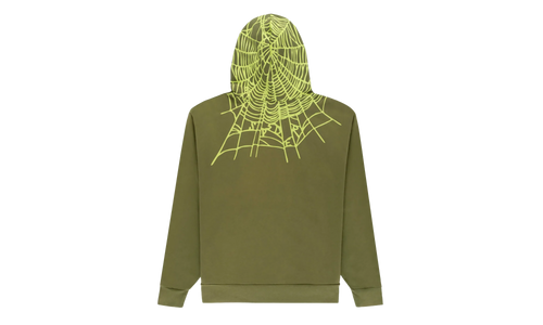 HEAVY WEB HOODIE "Olive" SP5der87
