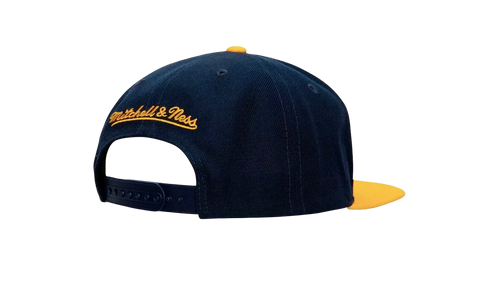 NBA Hardwood Classics Team 2 Tone 2.0 Snapback Cap "Golden State Warriors - Navy / Gold" HHSS3267 GSWYYPPPNYGD