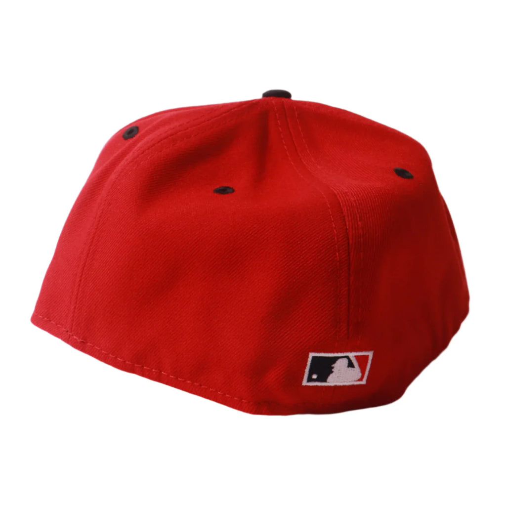 New Era 59Fifty Atlanta Braves "Batter" Fitted - Red/Navy