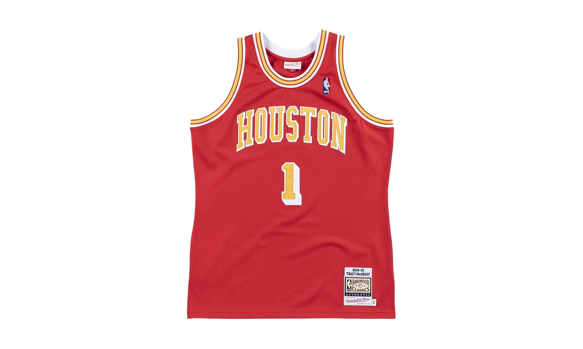 NBA Tracy McGrady Authentic Jersey "2004 Houston Rockets - Scarlet" AJY4CP18178 HROSCAR04TMC