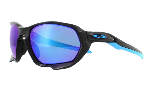 Plazma Polarized Sunglasses "Matte Black / PRIZM Sapphire Polarized" OO9019 08
