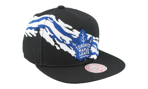 NHL Vintage Paintbrush Snapback Cap "Toronto Maple Leafs - Black" 6HSSSH22087 TMLBLCK