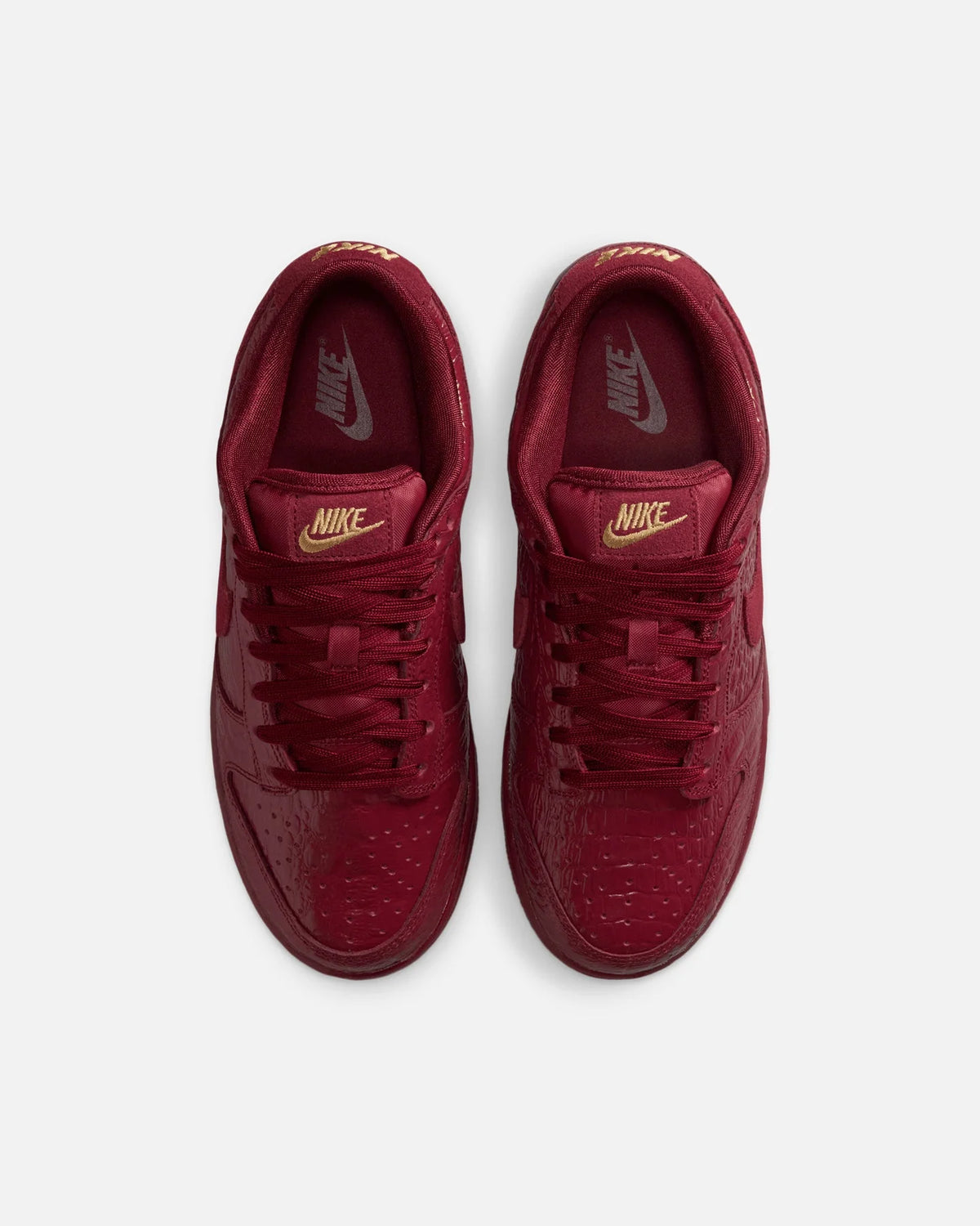 Women's Dunk Low "Croc Skin" Team Red