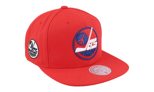 NHL Alternate Flip Snapback Cap "Winnipeg Jets - Red" 6HSSDX22015 WJERED1