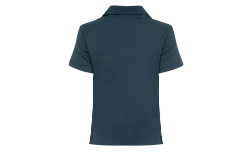 YOON Short-Sleeve Polo Top WMNS"Armoury Navy/ White" FZ0276 478